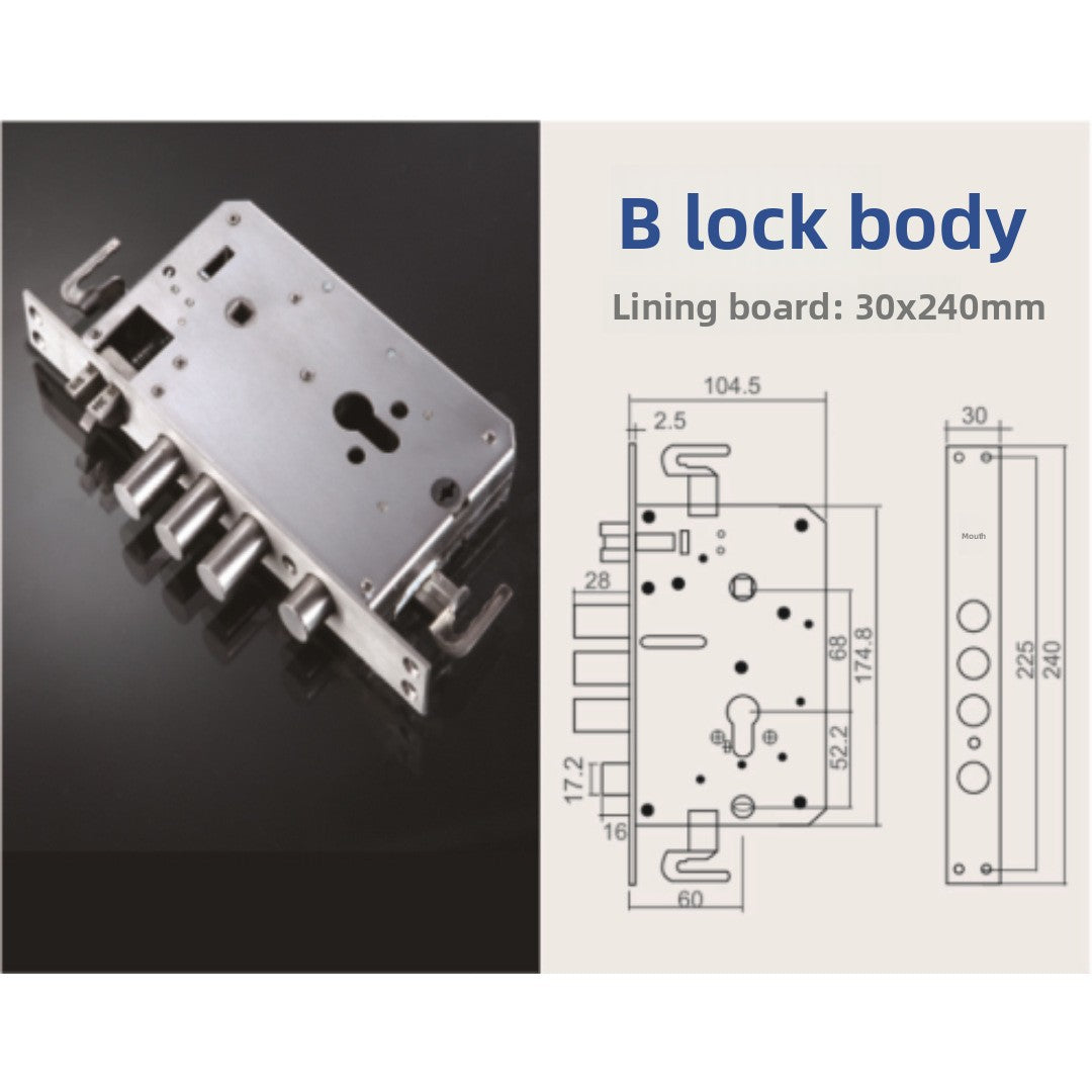 Smart Fingerprint Door Lock with Bluetooth Wi-Fi Access