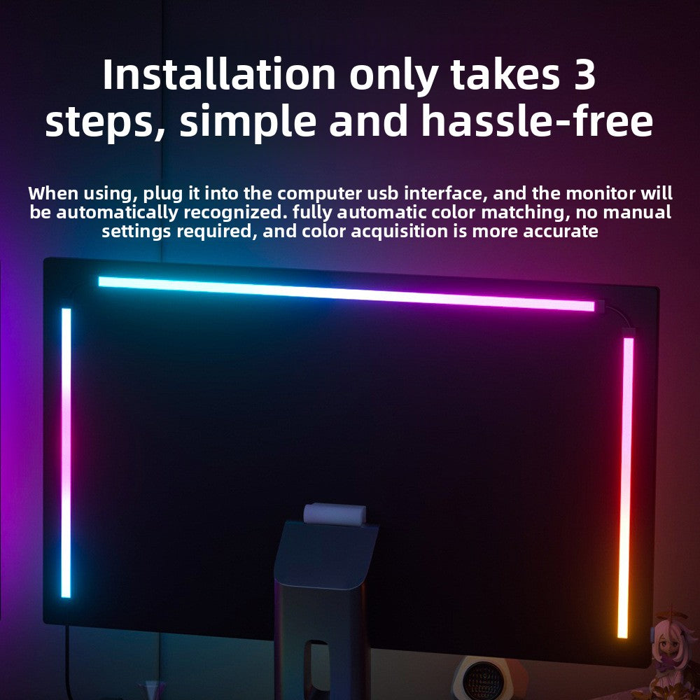USB RGB Ambient LED Light Strip with Screen Sync