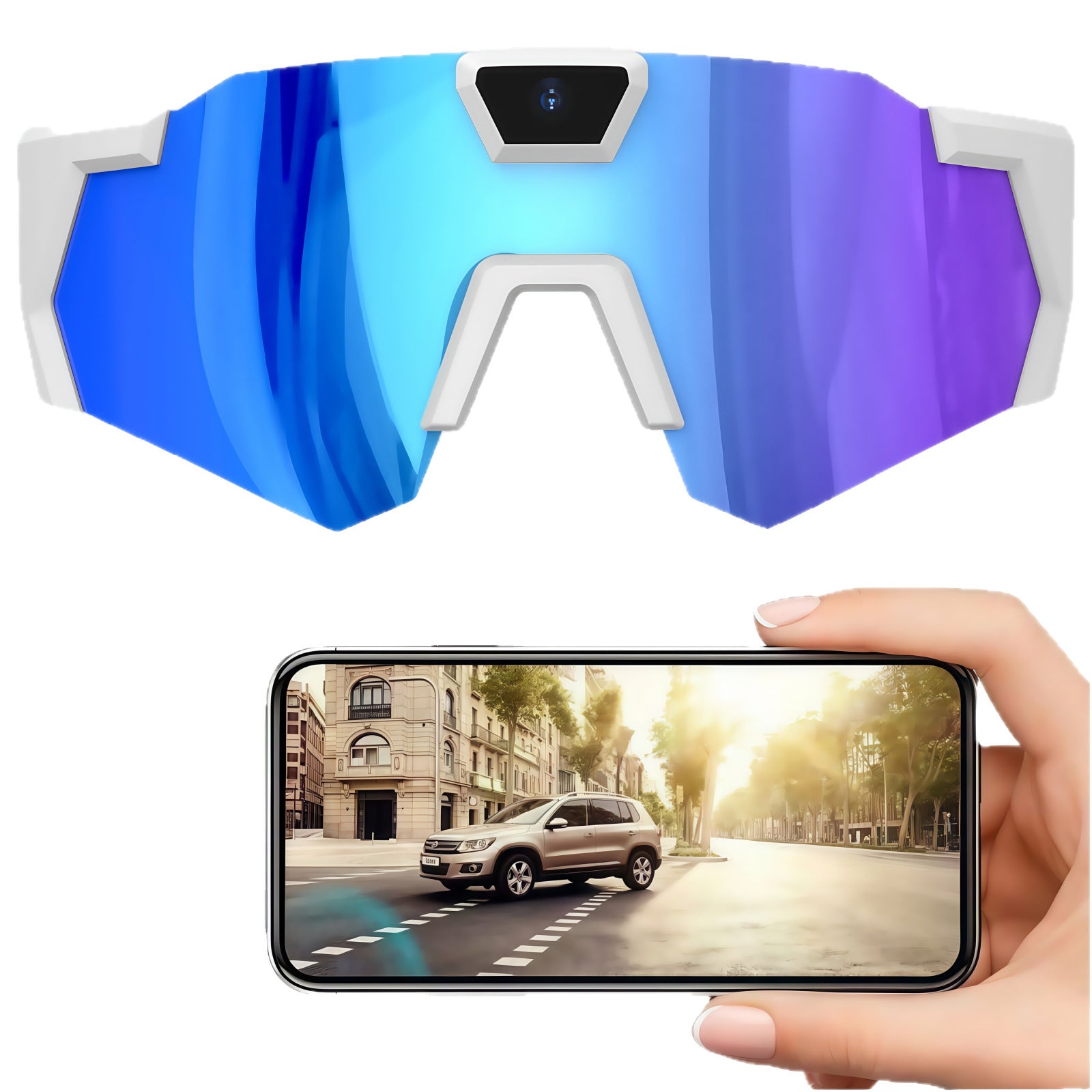 AI Smart Audio Sunglasses with HD Camera