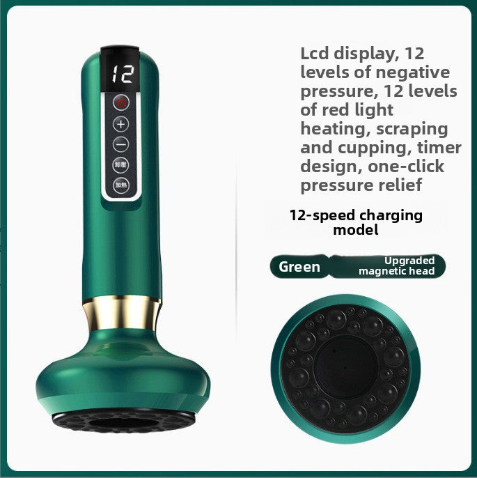 Electric Scraping Massager with Heat and Suction