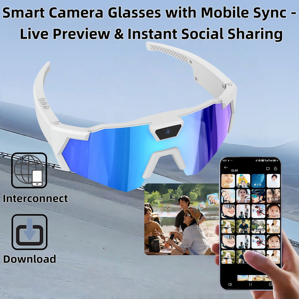 AI Smart Audio Sunglasses with HD Camera