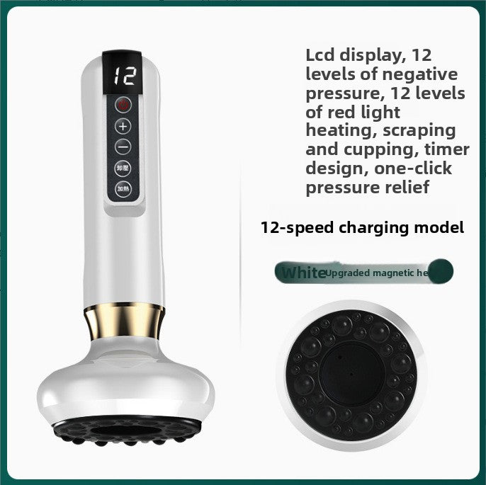 Electric Scraping Massager with Heat and Suction