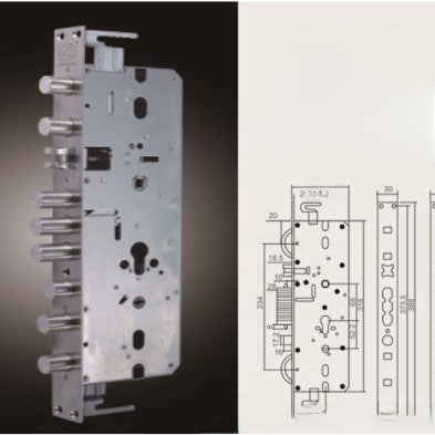 Smart Fingerprint Door Lock with Bluetooth Wi-Fi Access