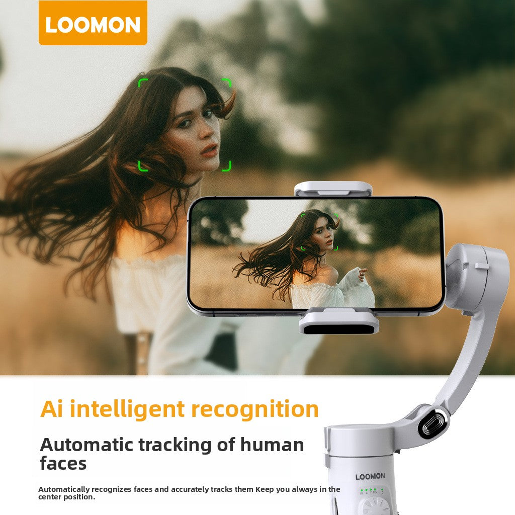 Handheld Phone Gimbal with AI Tracking Stabilization